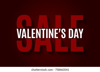 Valentines day sale design background
