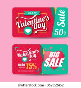 Valentine's day sale design template