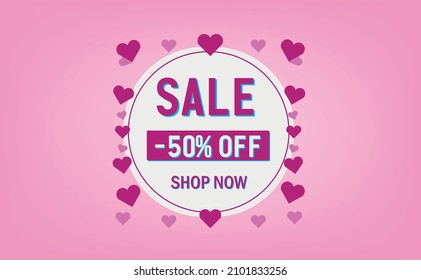 Valentine's day sale offer exclusive celebration discount 30% until 80% off.