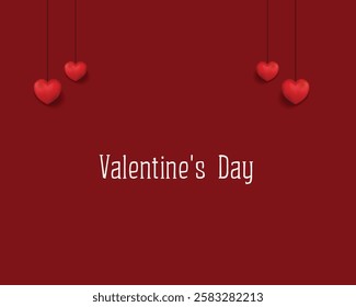 Valentine's day sale promotion card design