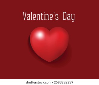 Valentine's day sale promotion card design