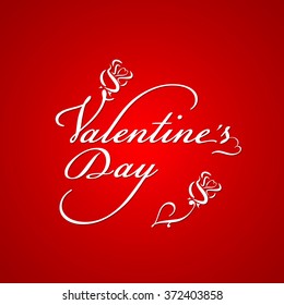 Valentinstag-Skript-Hintergrund in eps10-Format