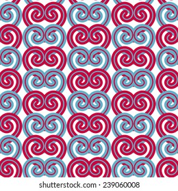 Valentine's Day seamless abstract background vector illustration