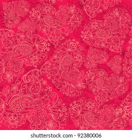 Valentine's day seamless background