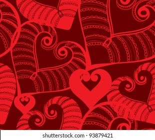 Valentine's day seamless background