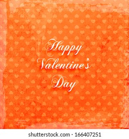Valentine's Day Seamless Background with Hearts. Vector Love Design.