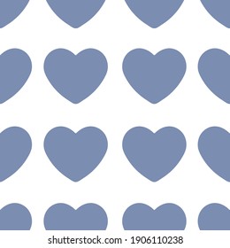 Valentine's Day seamless background with hearts, ideal for printing, fabric, scrapbook, wrapping paper, cards, packaging, graphics. Vector design