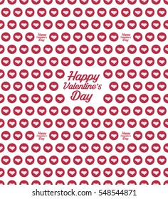 Valentines day seamless background. hearts pattern