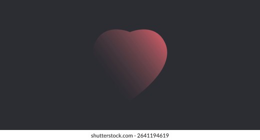 Valentine's Day Seamless Background Vector Classic Hearts Red Black Pattern Abstract Wallpaper. Dotted Texture Heart Graphic Love Symbol Repetitive Wrapping Paper Texture. Romance Art Illustration