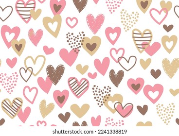 Valentine's Day Seamless Heart Pattern