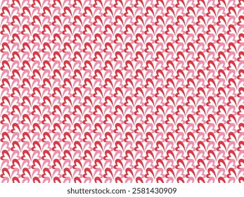 Valentine's Day Seamless Heart Pattern Background Design. Romantic, Love, Cute, Red, Pink, Aesthetic, Digital, Wallpaper, Fabric, Gift Wrap, Wedding, Greeting Card, Scrapbooking, Invitations and More!