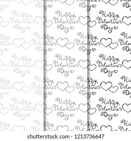 Valentine's Day seamless pattern