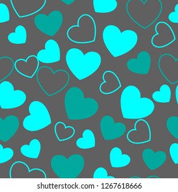 Valentine's day seamless pattern,