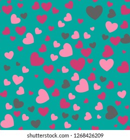 Valentine's day seamless pattern,