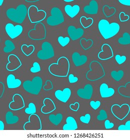 Valentine's day seamless pattern,