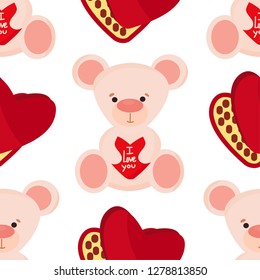 Valentine's Day seamless pattern