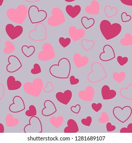 Valentine's day seamless pattern,