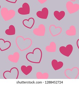Valentine's day seamless pattern,