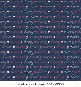 Valentine's day seamless pattern