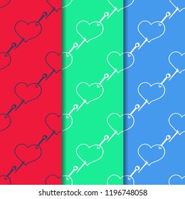 Valentine's Day seamless pattern heart