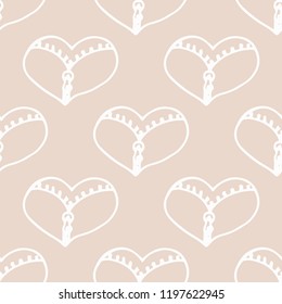 Valentine's Day seamless pattern heart