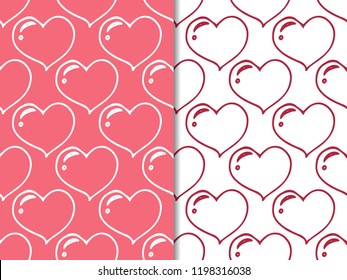 Valentine's Day seamless pattern heart