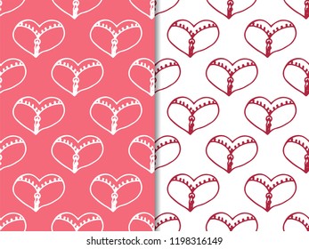 Valentine's Day seamless pattern heart
