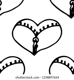 Valentine's Day seamless pattern heart