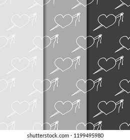 Valentine's Day seamless pattern heart