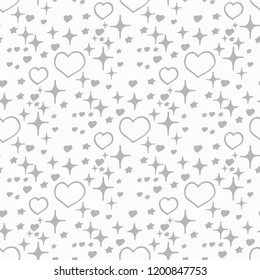 Valentine's Day seamless pattern heart