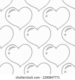 Valentine's Day seamless pattern heart