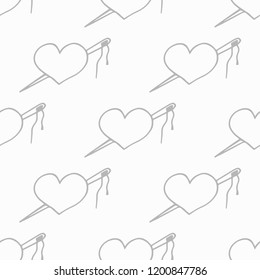 Valentine's Day seamless pattern heart