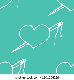 Valentine's Day seamless pattern heart