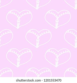 Valentine's Day seamless pattern heart
