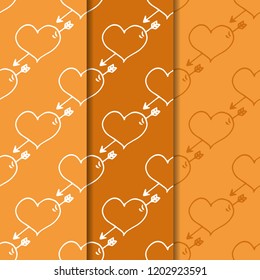 Valentine's Day seamless pattern heart