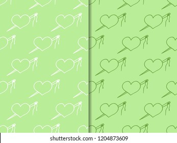 Valentine's Day seamless pattern heart
