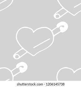 Valentine's Day seamless pattern heart