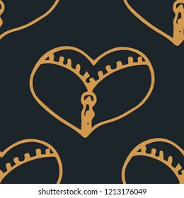 Valentine's Day seamless pattern heart