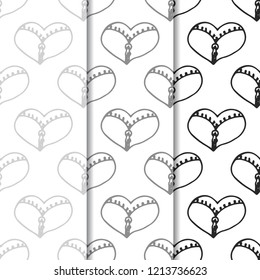 Valentine's Day seamless pattern heart