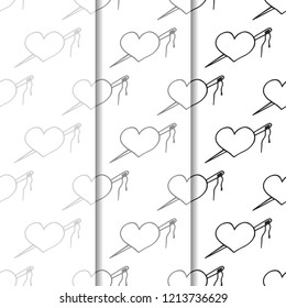 Valentine's Day seamless pattern heart