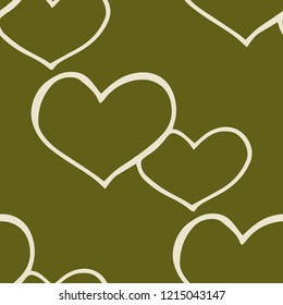 Valentine's Day seamless pattern heart