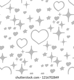 Valentine's Day seamless pattern heart