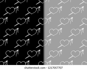 Valentine's Day seamless pattern heart