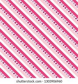 Valentines Day seamless pattern Heart, Love, Arrow