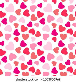 Valentines Day seamless pattern Heart, Love, Arrow
