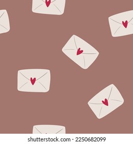 valentines day seamless pattern, heart digital paper, couple love clipart, valentines day party clip art, Vector illustration in flat cartoon style.