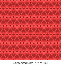 Valentine's day seamless pattern with hearts