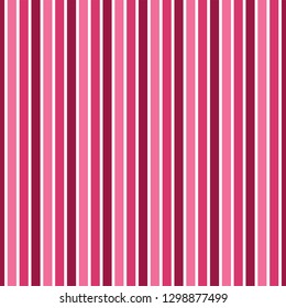 Valentine's Day Seamless Pattern - Striped design in classic Valentine colors