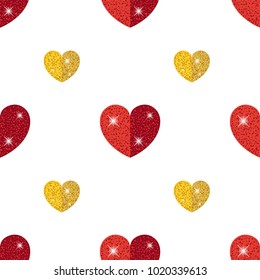 Valentine's Day seamless pattern.Vector illustration.