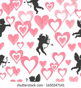 El día de San Valentín combina un estilo romántico sin fisuras con cupidos y corazones rosas